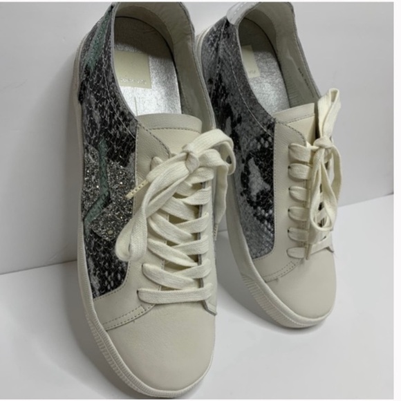 NWOT DOLCE VITA ZAGA SNEAKERS MINT MULTI SNAKE PRINT - Picture 7 of 8